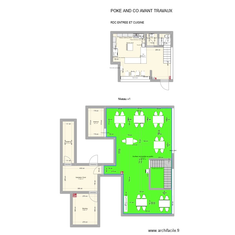 poke and co Plan implantation 1.1. Plan de 14 pièces et 252 m2