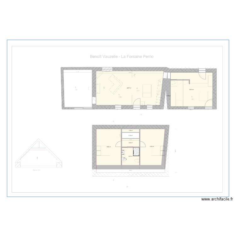 plourhan. Plan de 9 pièces et 125 m2