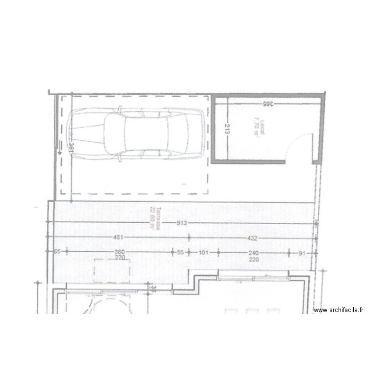 Vaux terrain. Plan de 0 pièce et 0 m2