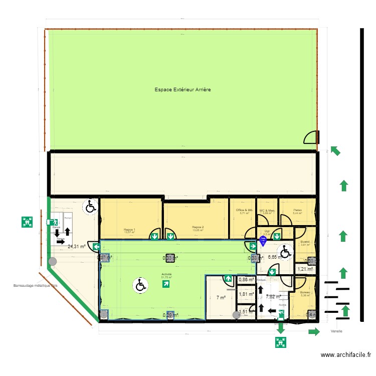 Fontenay Projet JrD ArL Tvx - av CF V Bienvenu 3 Mak ArL  160924. Plan de 26 pièces et 388 m2