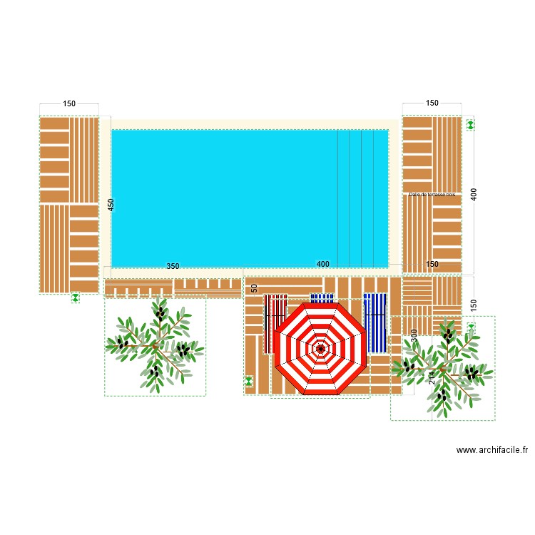 Piscine. Plan de 0 pièce et 0 m2