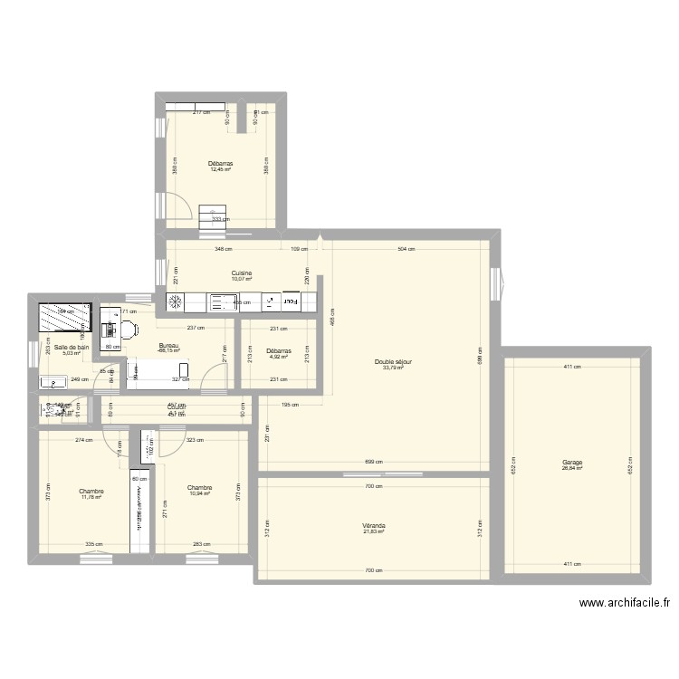 maison pernes. Plan de 12 pièces et 158 m2