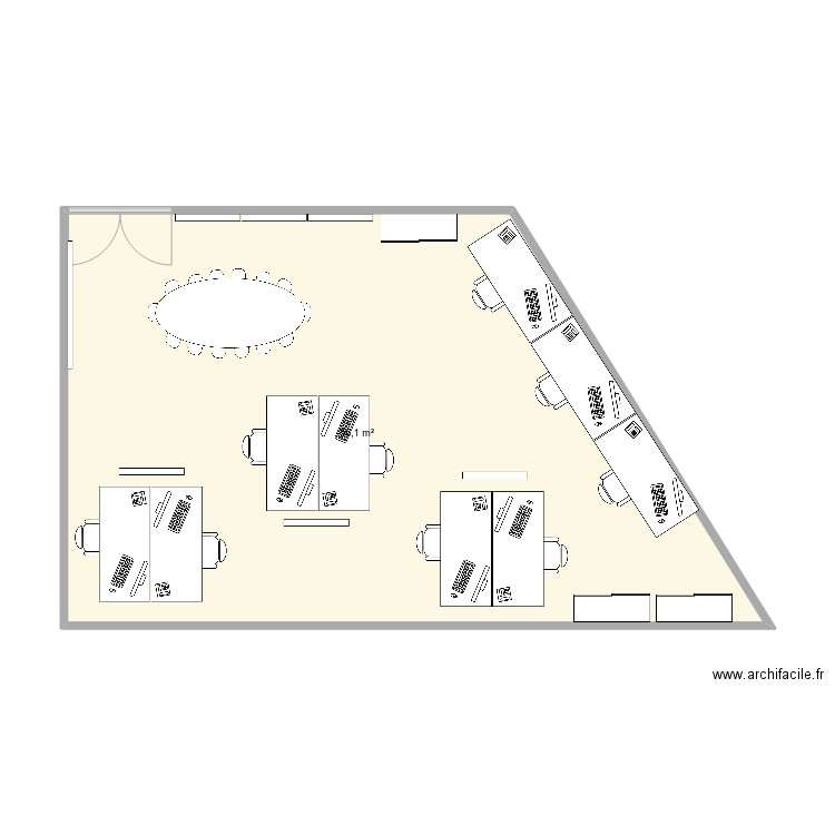 Labo 2AI. Plan de 1 pièce et 56 m2