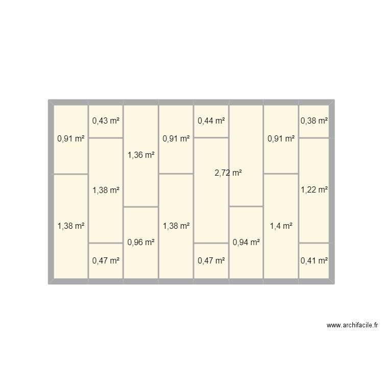 osb plancher garage. Plan de 18 pièces et 18 m2