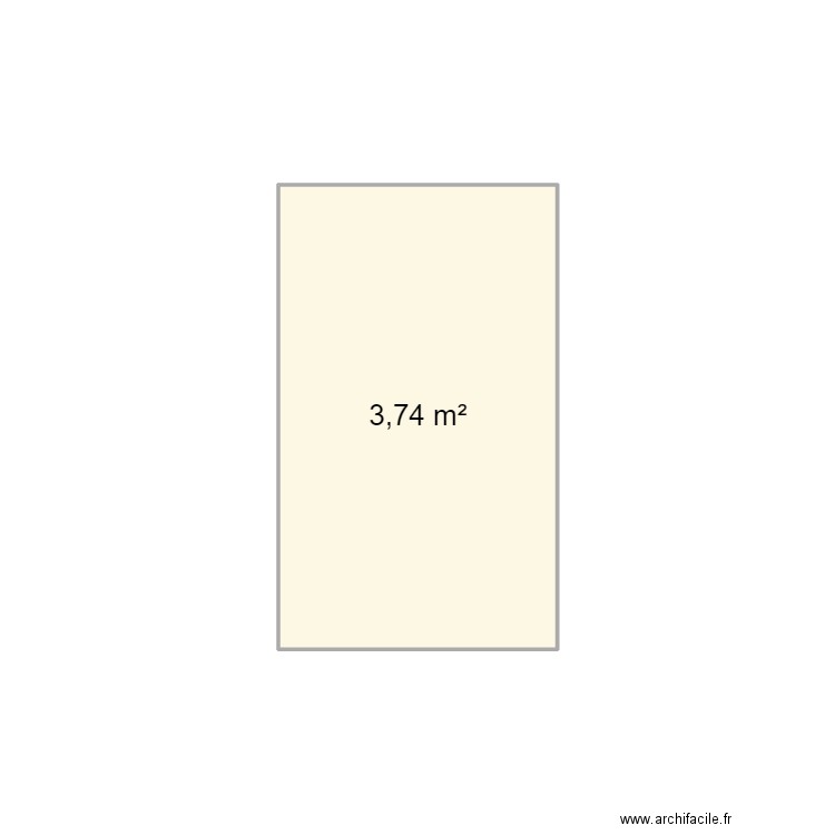 Remorque Filtration AG 400. Plan de 1 pièce et 4 m2