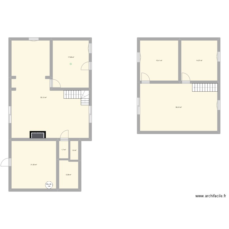 maison. Plan de 10 pièces et 168 m2