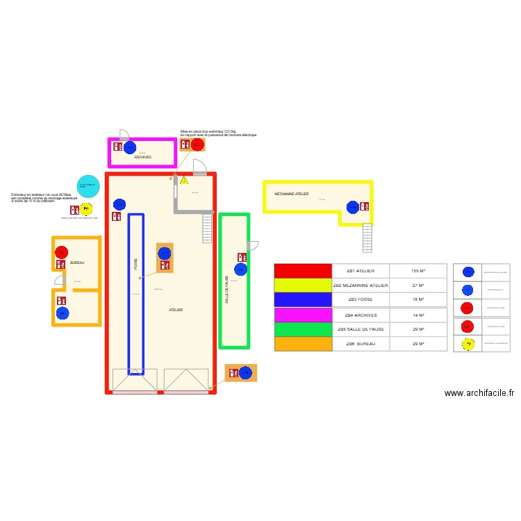 PLANS N4 TRANSPORT FORESTIER RATTIER. Plan de 7 pièces et 300 m2