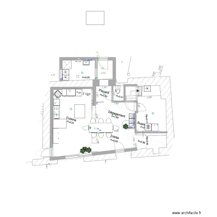 Plan cuisine 3. Plan de 0 pièce et 0 m2