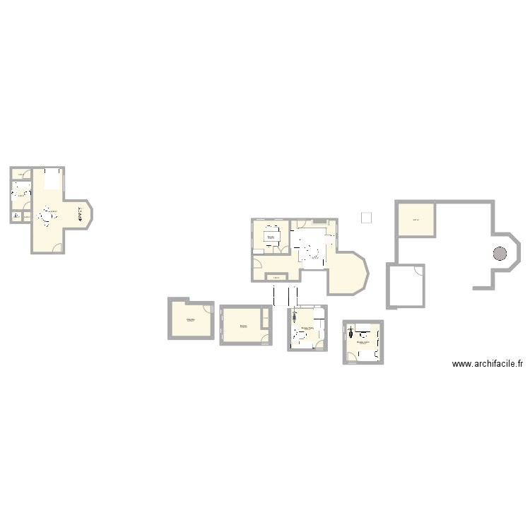 St Sauveurww. Plan de 14 pièces et 137 m2