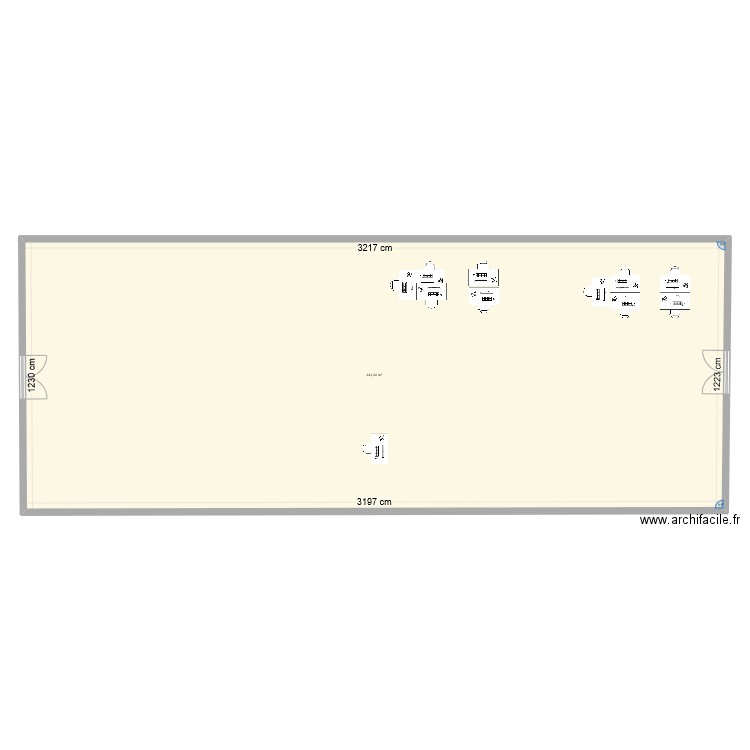 dsi zola. Plan de 1 pièce et 393 m2