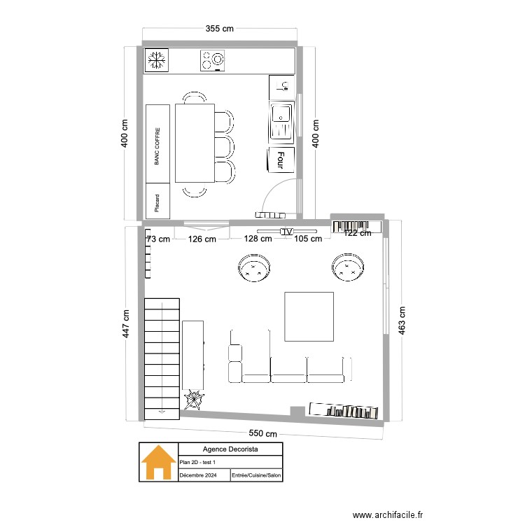 PLAN 2D - ANAIS. Plan de 0 pièce et 0 m2