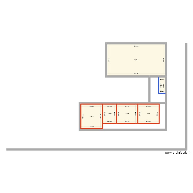 phil20. Plan de 6 pièces et 79 m2