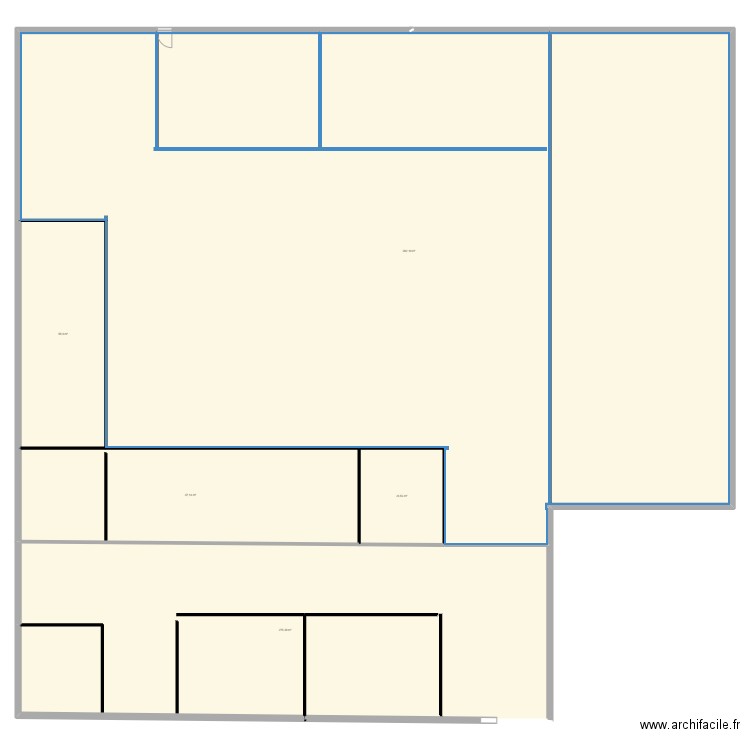 cuisine. Plan de 5 pièces et 1358 m2