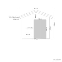 Plan façade Est Après