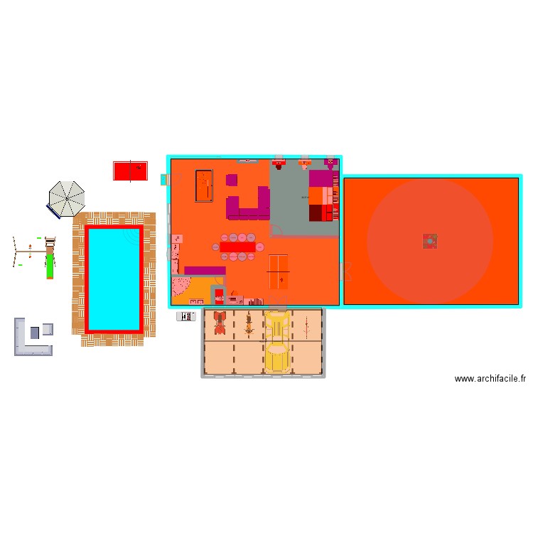 Layvin new. Plan de 6 pièces et 340 m2