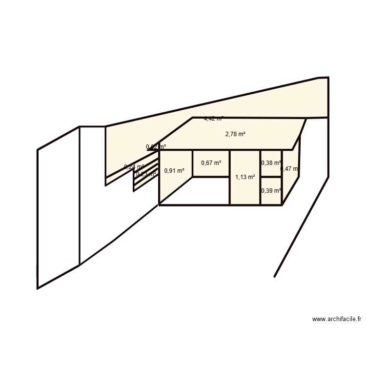 habrit jardin. Plan de 11 pièces et 12 m2