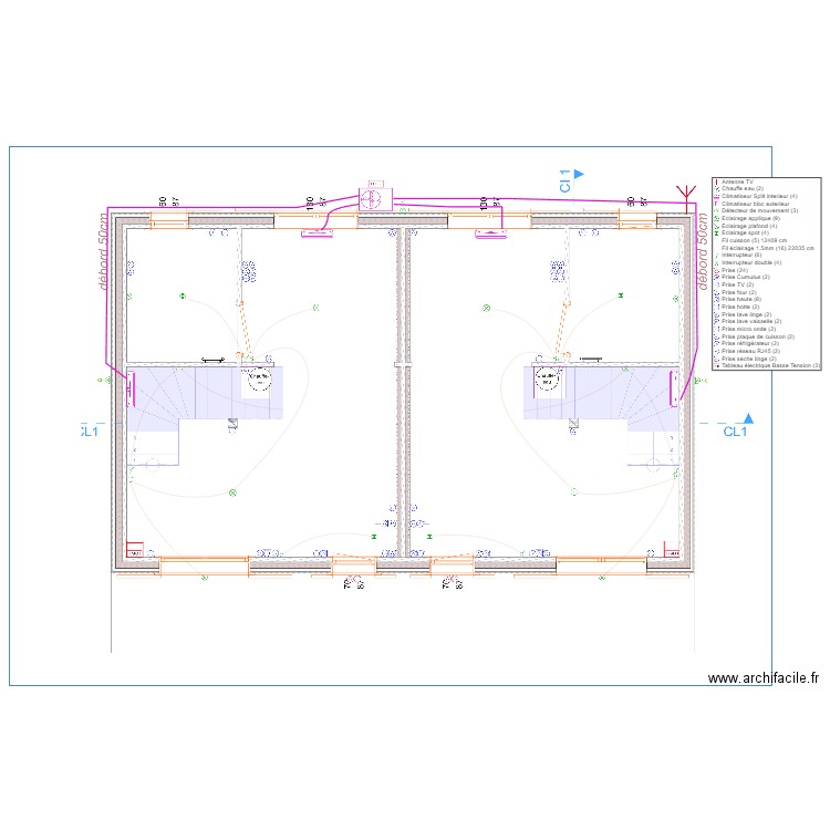 SCI Manatea etxea élec rdc. Plan de 0 pièce et 0 m2