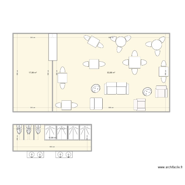 caro so D. Plan de 3 pièces et 84 m2