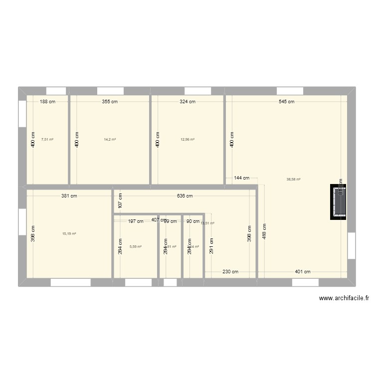 Maison prospect 1. Plan de 9 pièces et 113 m2