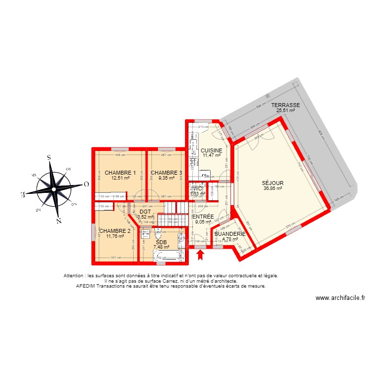 BI20566 -. Plan de 22 pièces et 229 m2