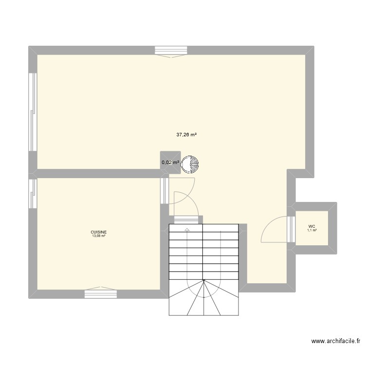 MAW. Plan de 4 pièces et 51 m2