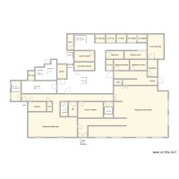 Plan de cuisine de la Cuisine Centrale de Guichen