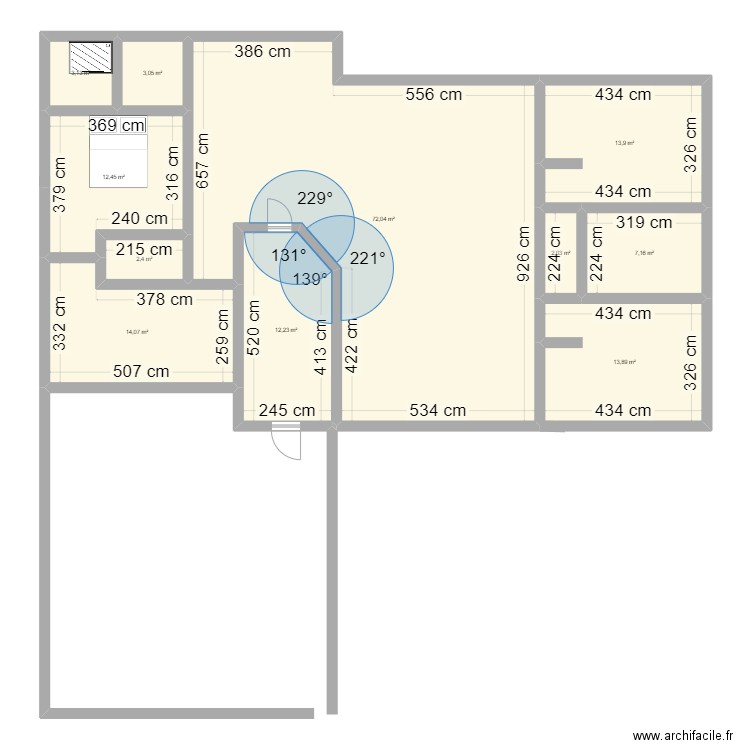 futur maison2. Plan de 11 pièces et 156 m2