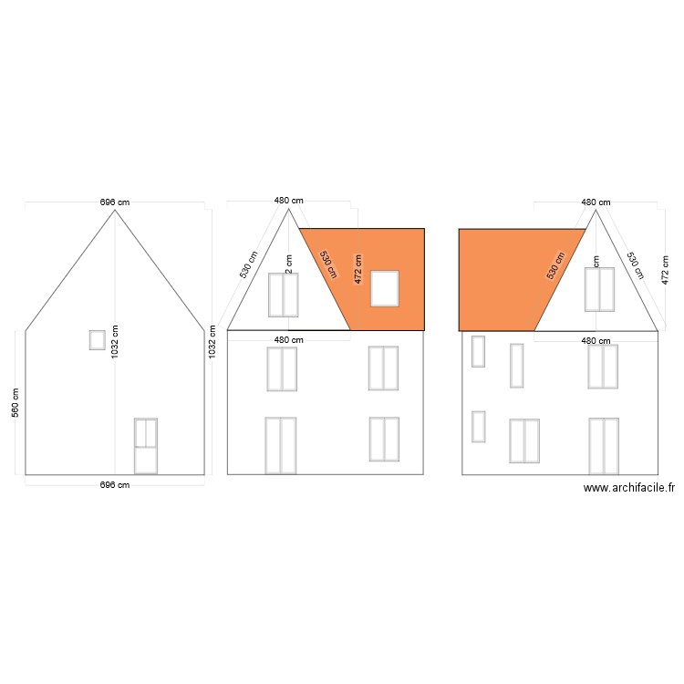 DP 4 FAC EXT. Plan de 0 pièce et 0 m2