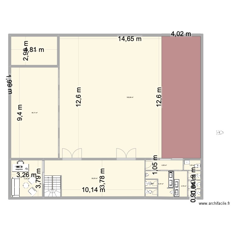 betesda 5. Plan de 24 pièces et 637 m2