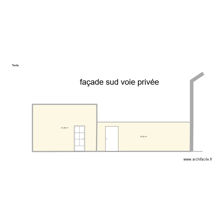 maison minuscule 2. Plan de 2 pièces et 41 m2