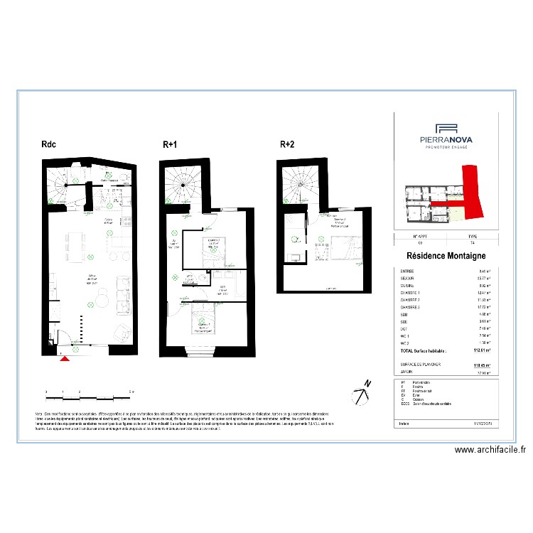 PIERRANOVA. Plan de 0 pièce et 0 m2