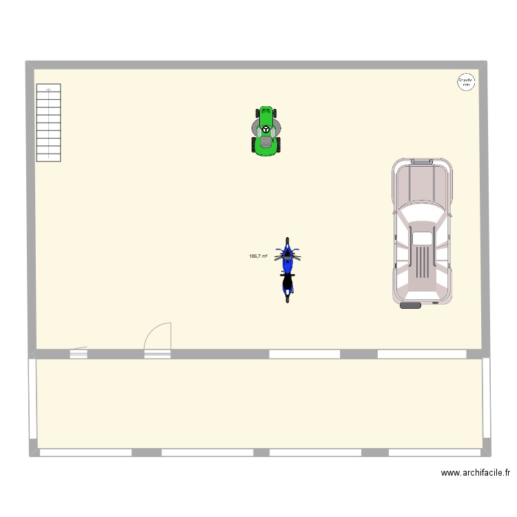 brassac. Plan de 1 pièce et 187 m2