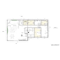 Maison 1 niveau 150 M2 chambres côté est