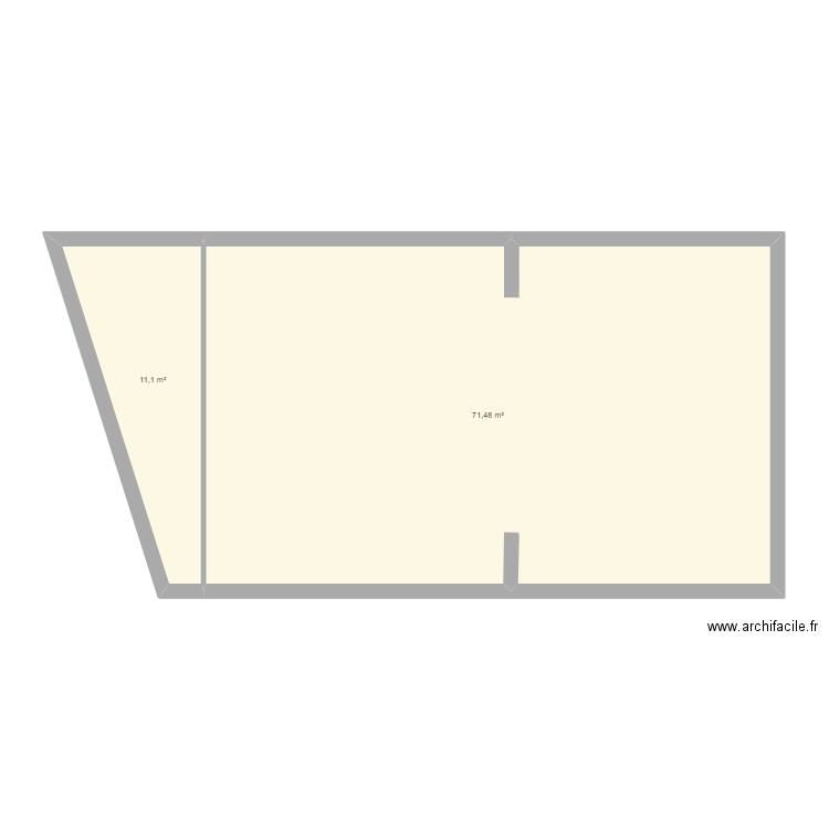 plan elec r+1. Plan de 2 pièces et 83 m2