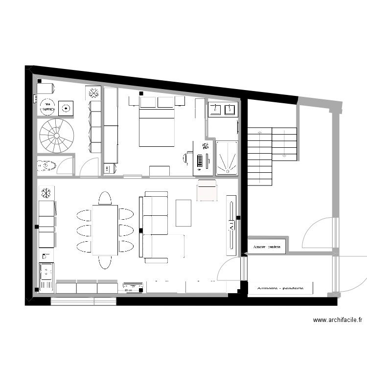 Rdc 14bis. Plan de 0 pièce et 0 m2