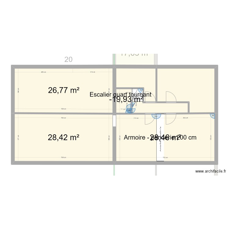 PLANV7. Plan de 7 pièces et 153 m2