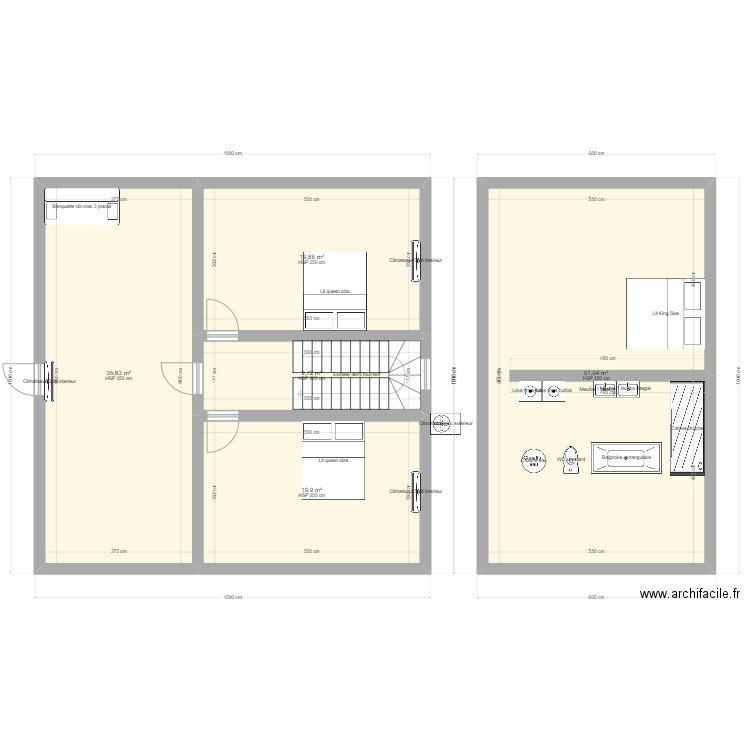 2ème étage. Plan de 0 pièce et 0 m2