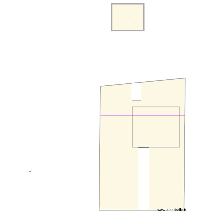 cadastre. Plan de 3 pièces et 941 m2