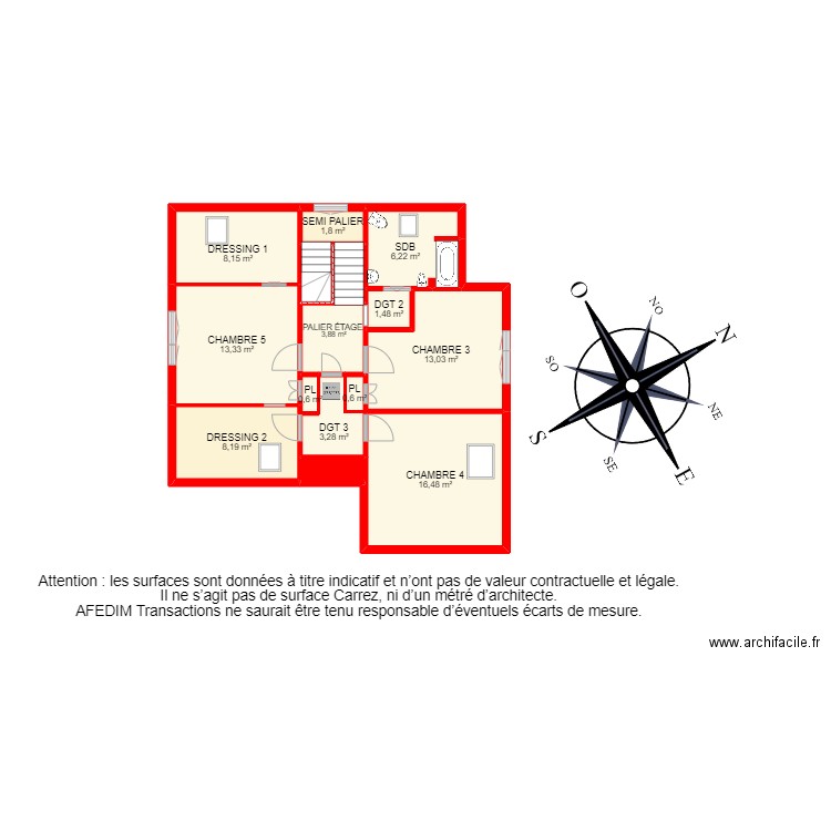 BI 21293 - . Plan de 43 pièces et 339 m2