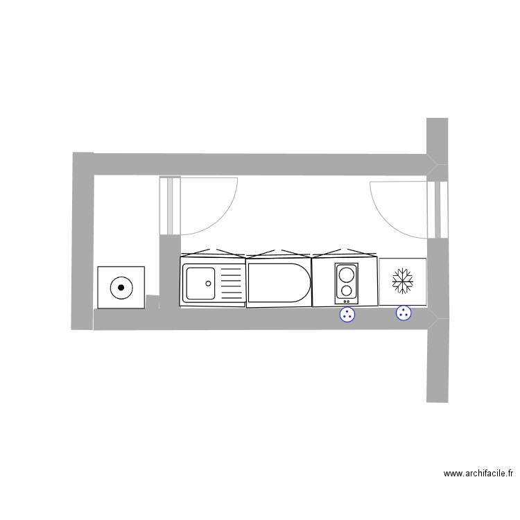 CUISINE. Plan de 0 pièce et 0 m2