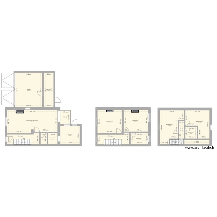 maison A&L 2. Plan de 17 pièces et 184 m2