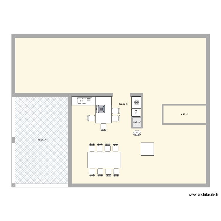 Maison 2. Plan de 4 pièces et 155 m2