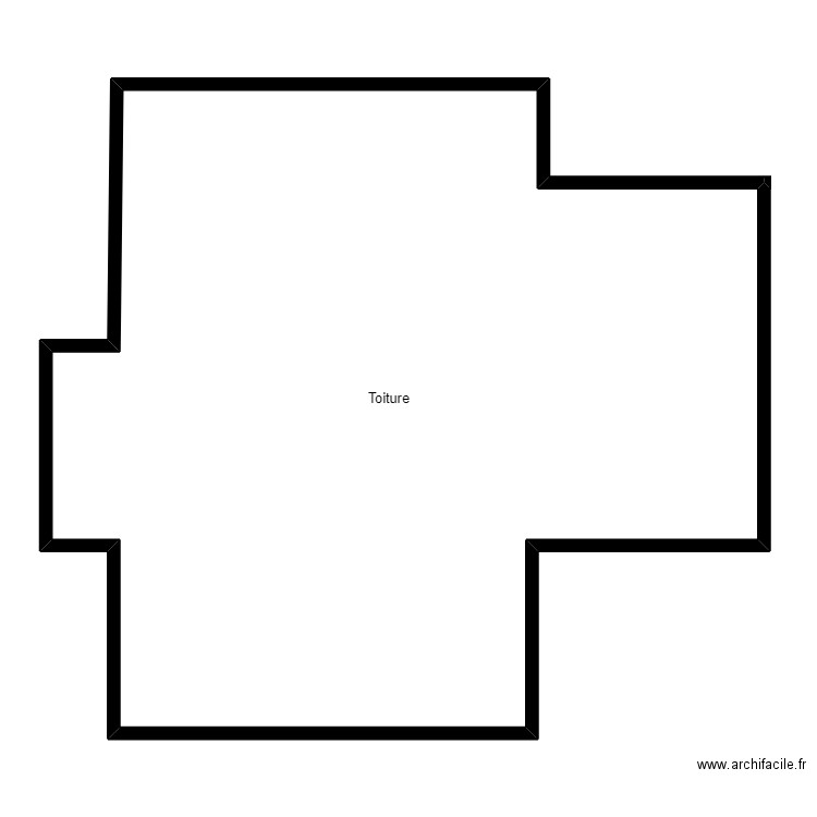 Logement 0A4 Toiture. Plan de 1 pièce et 165 m2