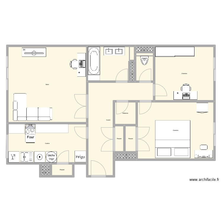 Chatillon électricité. Plan de 16 pièces et 411 m2