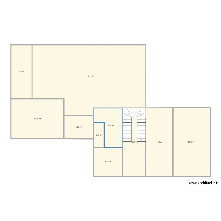 MaisonFaure. Plan de 10 pièces et 156 m2