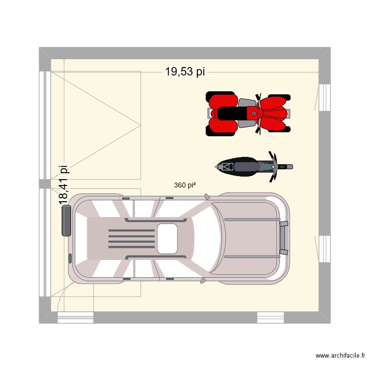 teste . Plan de 1 pièce et 33 m2