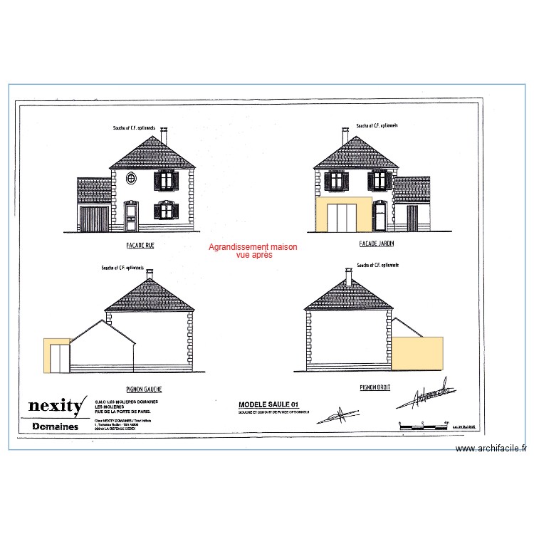 Maison Nexity . Plan de 0 pièce et 0 m2