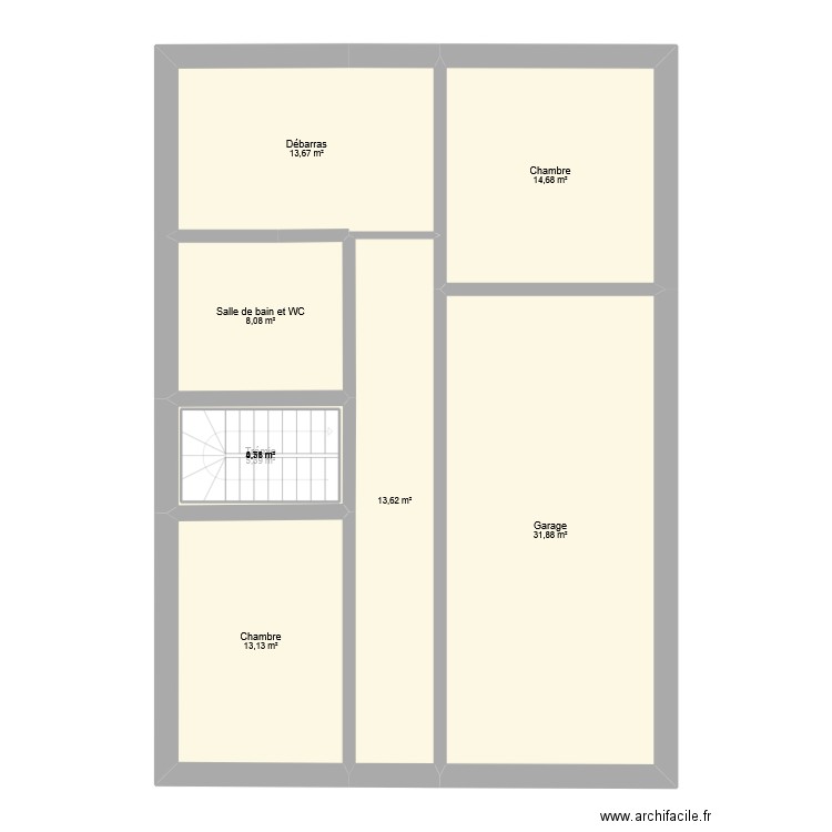 plan maison. Plan de 15 pièces et 204 m2