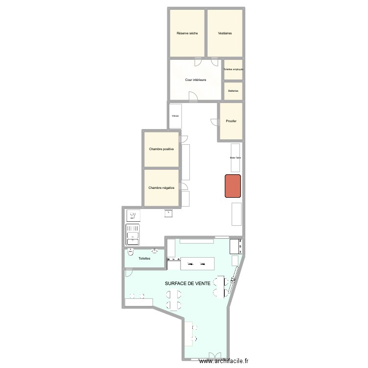 PH LR. Plan de 10 pièces et 271 m2