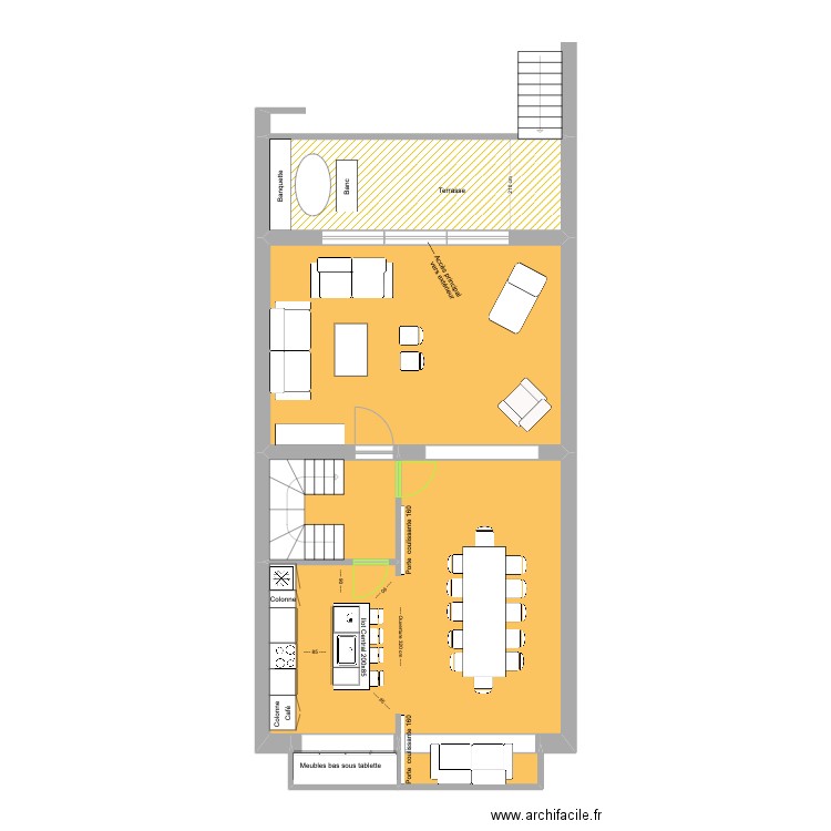 Victor Gilsoul Rez Unif. Plan de 6 pièces et 90 m2